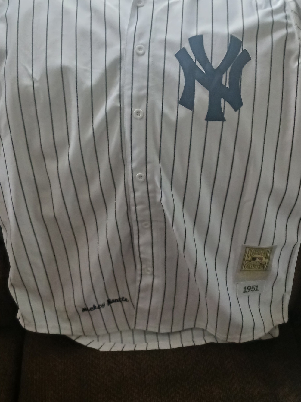 New York Yankees Mickey Mantle Mitchell Ness Jersey